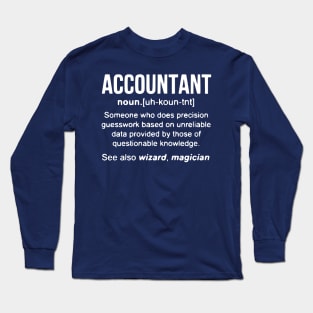 Accountant Noun T Shirt Long Sleeve T-Shirt